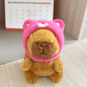 Mini Capybara Plushie – Hoodies, Headphones & Ducks