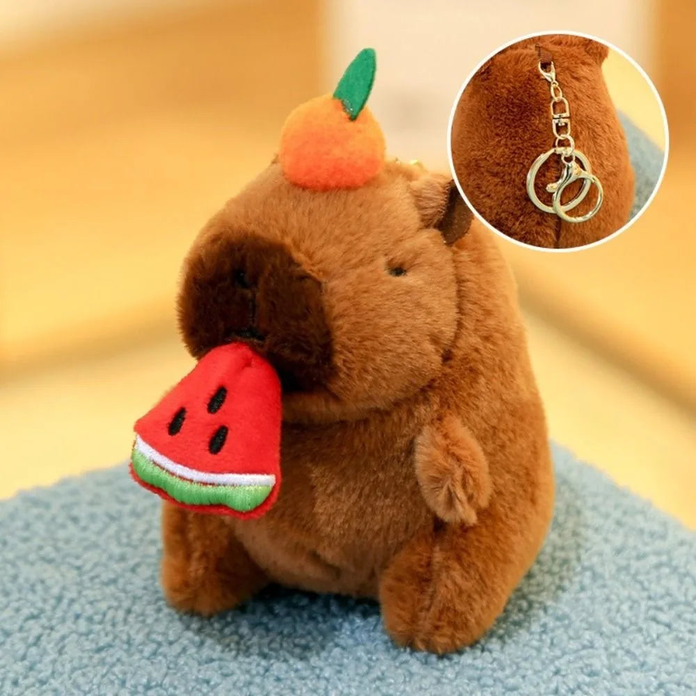 Mini Capybara Plushie – Hoodies, Headphones & Ducks