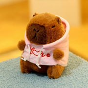 Mini Capybara Plushie – Hoodies, Headphones & Ducks
